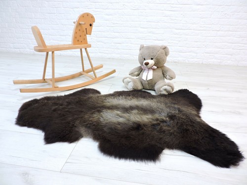 Tapis peau mouton - de, À
