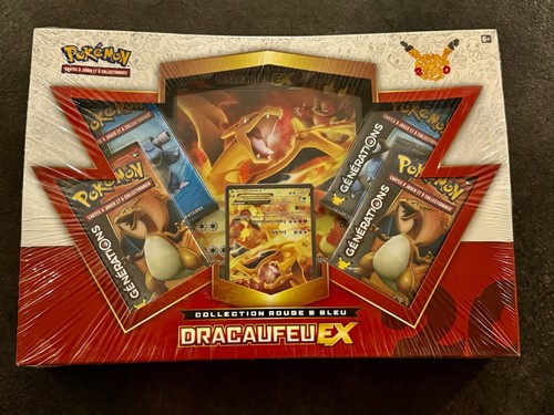 Coffret rouge bleu dracaufeu - rouge,