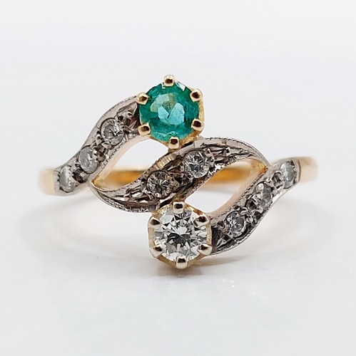 Bague tourbillon antique - , or