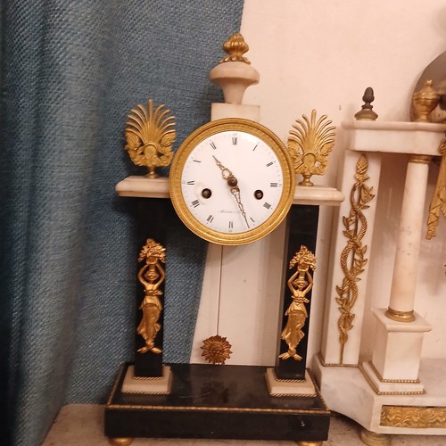 Pendule portique empire - pendule,