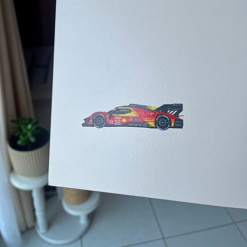 Stickers 9cm ferrari 499p - ferrari,