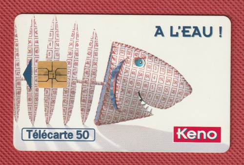 Telecarte f624 keno - jg, .