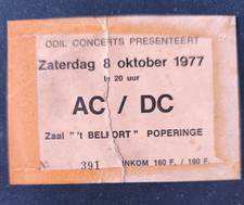AC/DC ticket / billet  concert