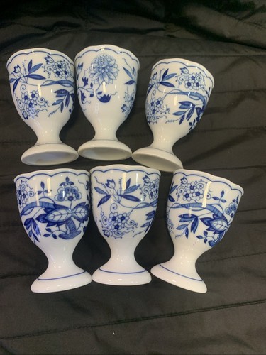 Coquetiers porcelaine pelure - 6,