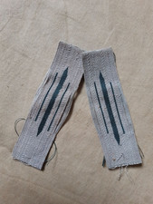 Paire de Litzen modèle 1938 pour col de vareuse soldat allemand WH 1939-1945