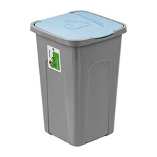 Poubelle PAFEN grise 50 L avec