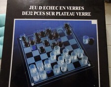 Jeu à boire. jeu d'échecs en
