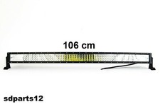 106cm Barre Lumineuse LED 696W 12-24V Incurvé Faisceau Spot Flood Tout-Terrain