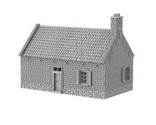 HOUGOUMONT HOUSE - 3D PRINTED Décor Wargame Terrain Napoleon