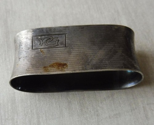 Ancien rond serviette - rond, de