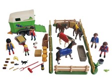 Grand Lot Playmobil Equitation