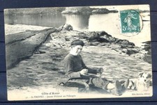 151223 ST TROPEZ vers 1900 JEUNE PECHEUR AU PALANGRE