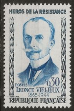 N° 1251**  SERIE HEROS DE LA RESISTANCE - LEONCE VIELJEUX