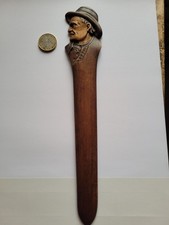 Ancien coupe-papier personnage