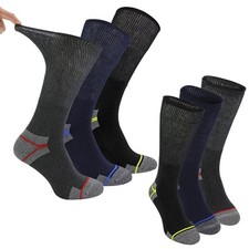 Chaussettes de travail respirantes pour diabétiques pour hommes Multipack