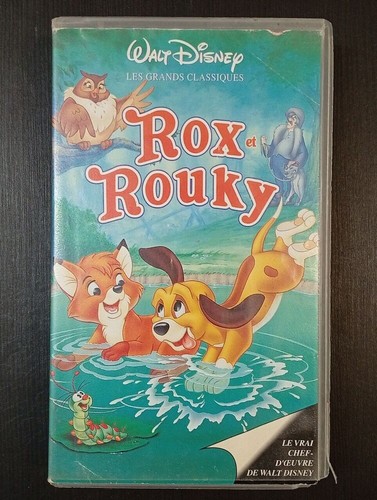 Vhs rox rouky disney walt - rox,