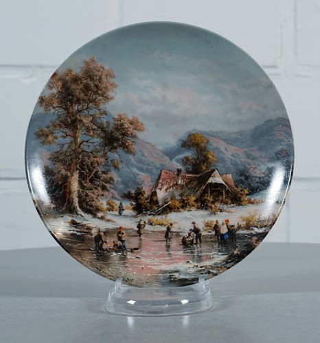 Assiette murale porcelaine - murale,