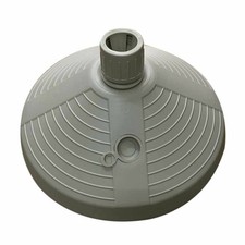 Marbueno Base Parasol Rond 38x38x14 cm 10L Blanc Jardin, Piscine, Terrasse 10