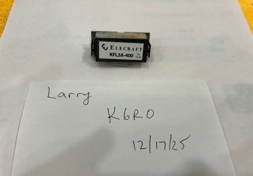 Elecraft and k3s 400hz cw - and,