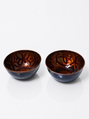 Paire bols vintages en - paire,
