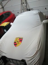 Ancienne HOUSSE PROTECTION Originale PORSCHE 911 Logo STUTTGART 100% Polyester