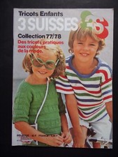 § catalogue ancien laine tricot 3 SUISSES enfants - 1977 / 1978