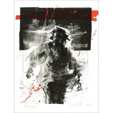 HOHLER Christophe - Lithographie originale "Personnage" 38x29cm - 2013