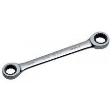 Clé extra-plate polygonale à cliquet - finition polie brillante - 16X18 mm SAM