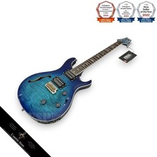 Guitare électrique PRS SE Custom 24 SemiHollow Piezo Lake Blue 2024