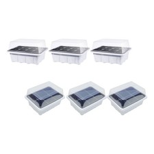  6 Pcs Germination Kit Bac Jardiniere De Plantation Pots Pépinière Plateau
