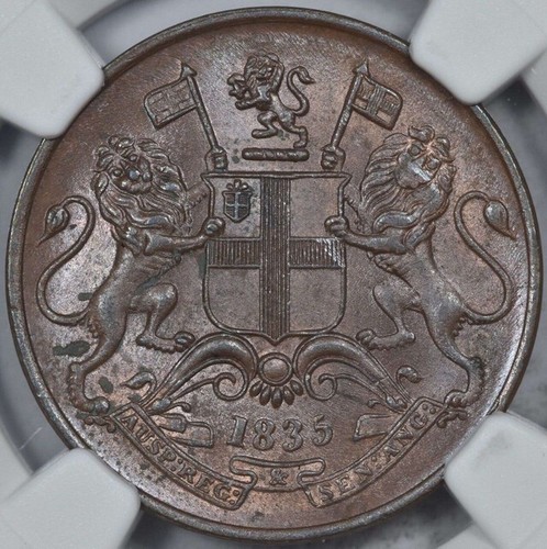 British india 1835 anna - india,