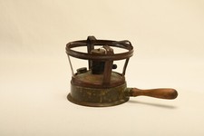 Magnifique Ancien Réchaud À Alcool Pigeon Inexplosible Nº1  En Laiton Vintage