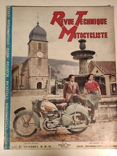RTM Revue Technique Motocycliste 1953 ancienne Revue Moto BMW bicylindre
