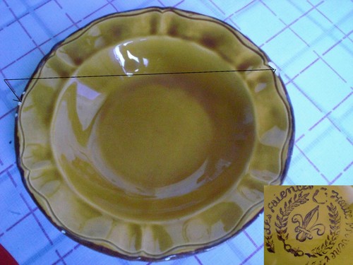 Assiette faience decoration - assiette,