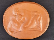 Plaque céramique couple nu