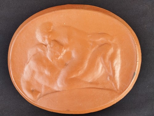 Plaque céramique couple - , nu