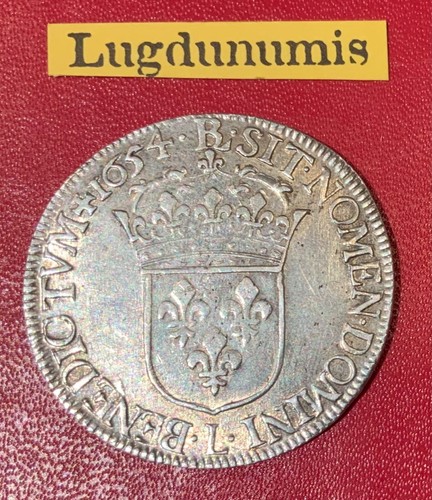 Louis xiv ecu 1654 bayonne - ecu, l