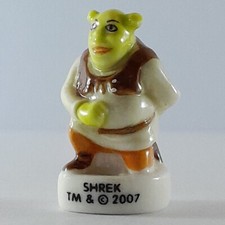 Fève en porcelaine Shrek 2007 Porcelain bean D58M