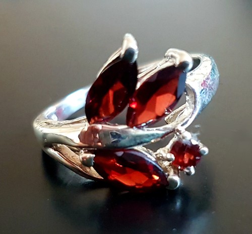 83g rare bague grenat pyrope - bague,