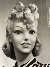 Ancien Mannequin D’art Pierre Imans Figure De Cire - 2 Anciennes Photos Art Déco