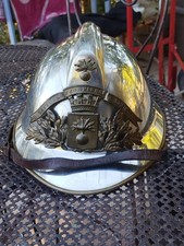 Ancien Casque De Pompier Mod 26