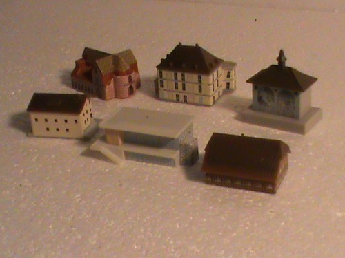 Lot maisons decors - 6,