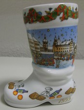 Weihnachtssiefel Porcelaine