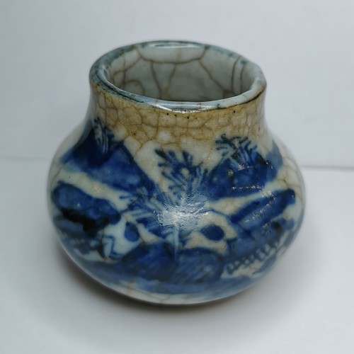 Antique chinese blue and white - blue,