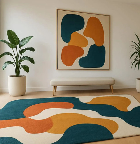 Tapis laine touffeté la - tapis, en
