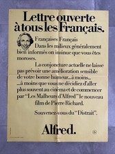 Affiche ancienne les malheurs - ancienne,