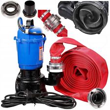 pompe fosse septique avec broyeur d'eau + TUYAU 2'' Bavaria 3150 W 25000 l/h