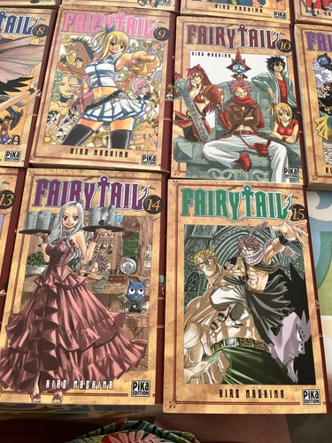 Lot mangas fairy tail - mangas,