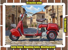 Metal Sign - 1948 Lambretta