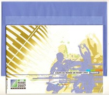 (PH40) PREMIER JOUR COUPE DU MONDE DE RUGBY 2007 N° 4080 (+4 photos)